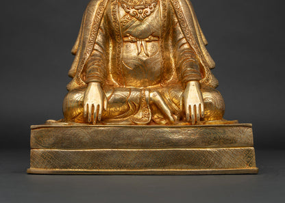 Marpa Set Statue | Revered Masters of the Kagyu Tradition