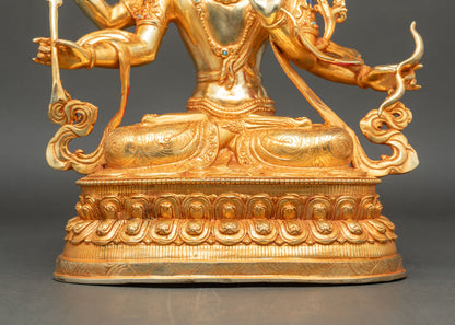 Maha Manjushri Statue | Handmade Spiritual Home Decor