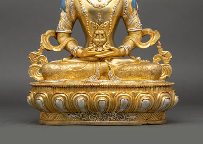 Longevity Deity Tsepame Statue | Buddhist Figurine for Wellbeing