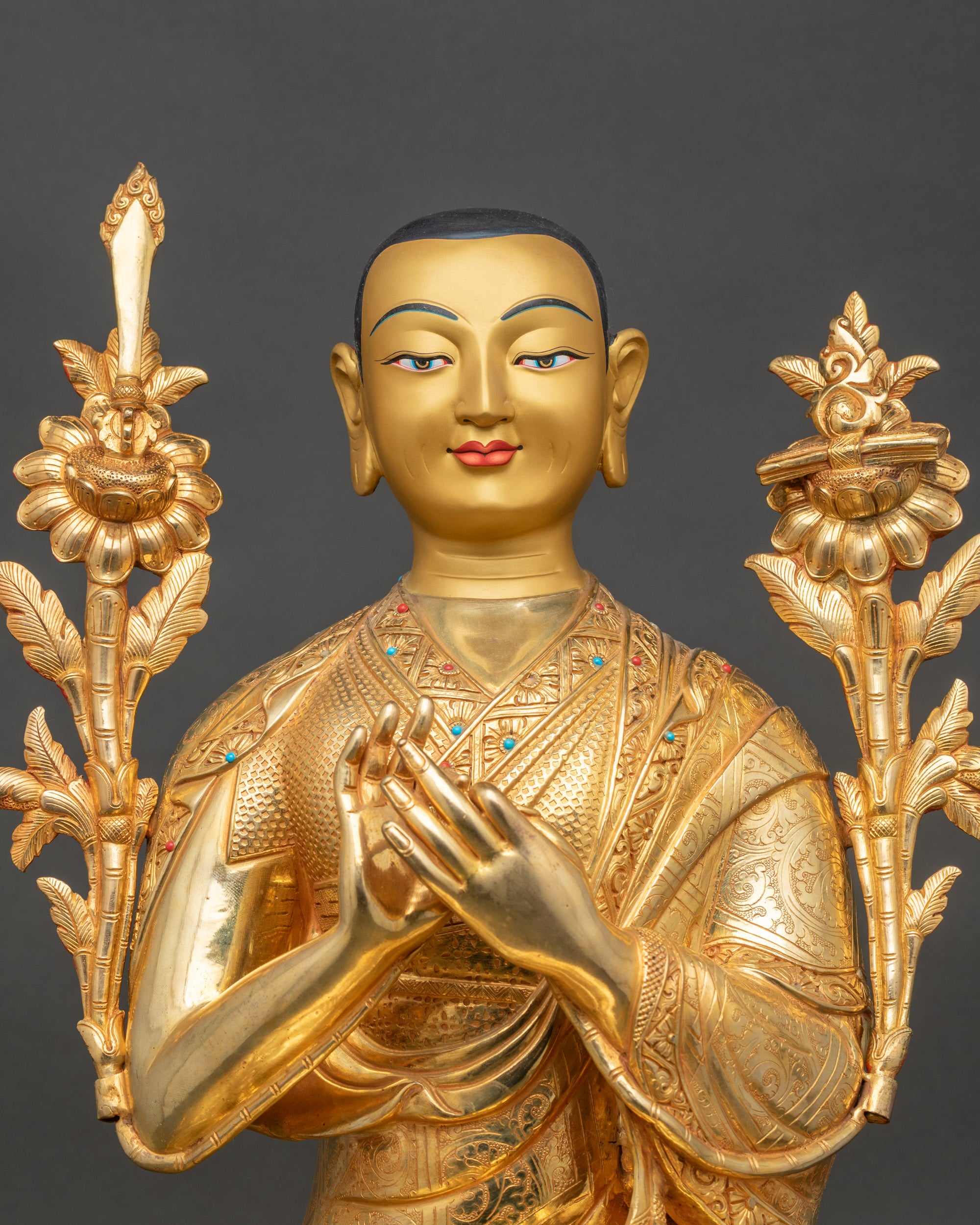 Blessed Tsongkhapa Set – Nepalese Statues for Mindful Devotion