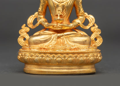 Amitayus Statue | Machine-Crafted Himalayan Sculpture
