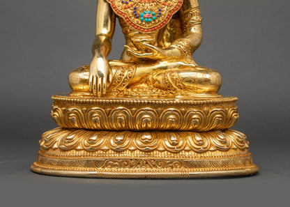 Premium Jowo Rinpoche Statue | Crowned Enlightenment Buddha of Tibet