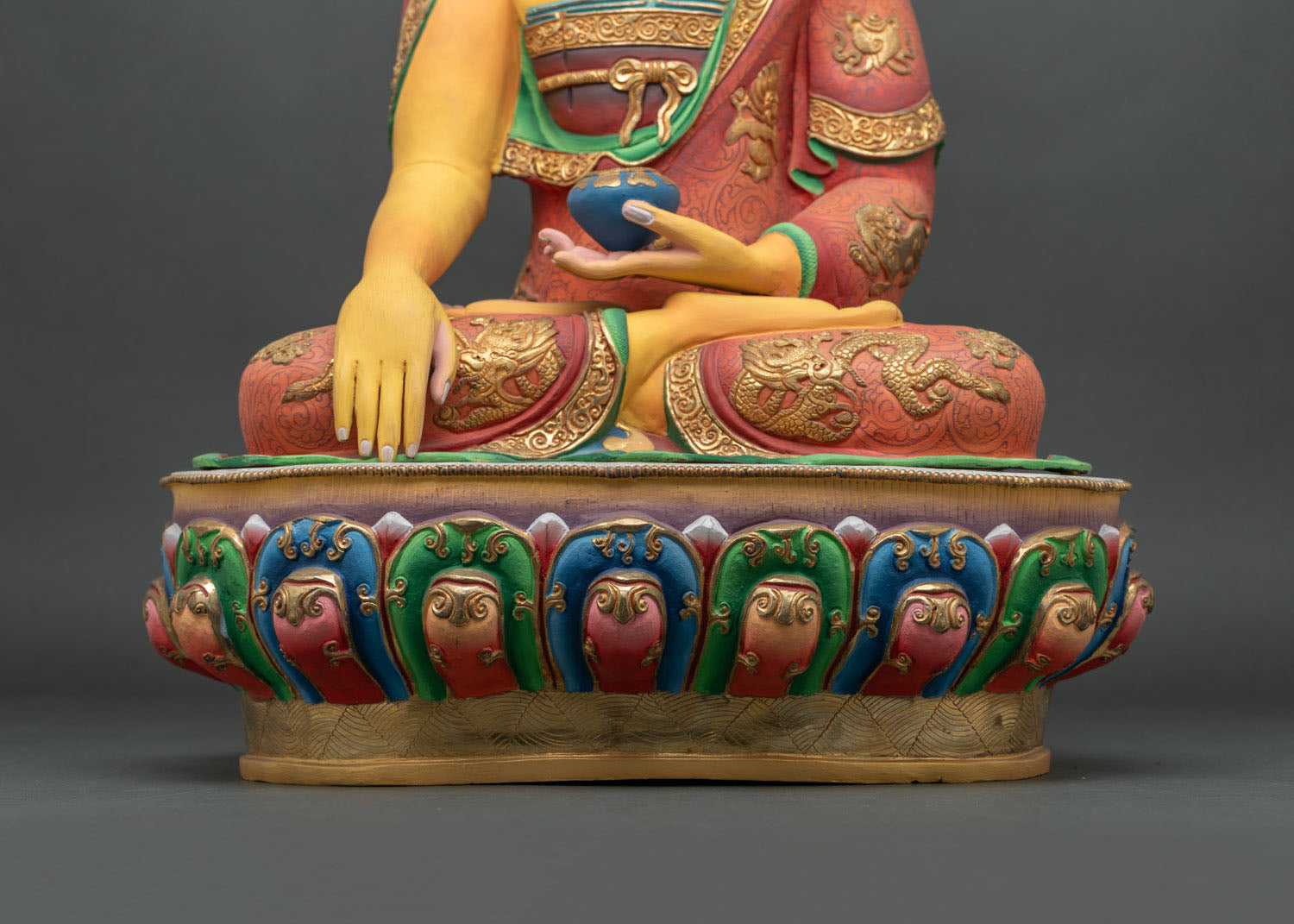 Tibetan Shakyamuni Buddha Statue | Meditating Buddha Sculpture