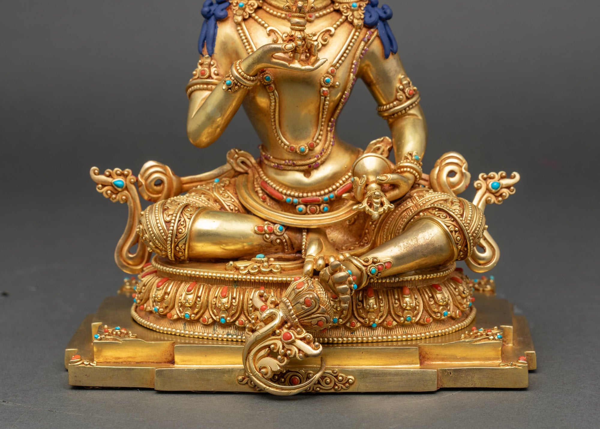 Enlightened Vajrasattva Statue | Handcrafted Nepalese Ritual Sculpture