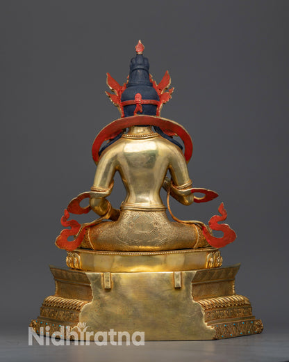 Vajrasattva in a Throne: Exquisite Symbol of Purification