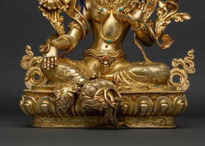 Green Tara Statue | Divine Mother of Compassion