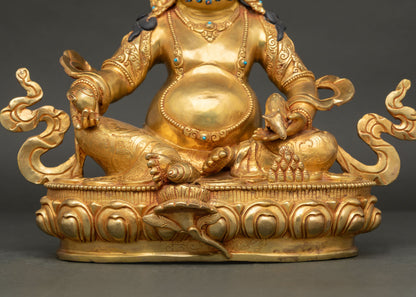 Dzambhala Statue | Traditional Buddhist Altar Art