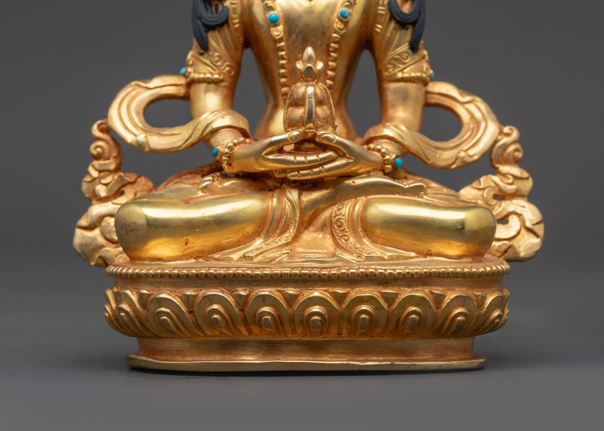 Sacred Amitayus Statue | Handcrafted Tibetan  Buddha of Longevity