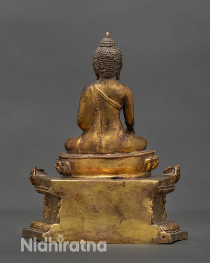 Buddha Shakyamuni Statue | Historical Buddha Sculpture from Nepal
