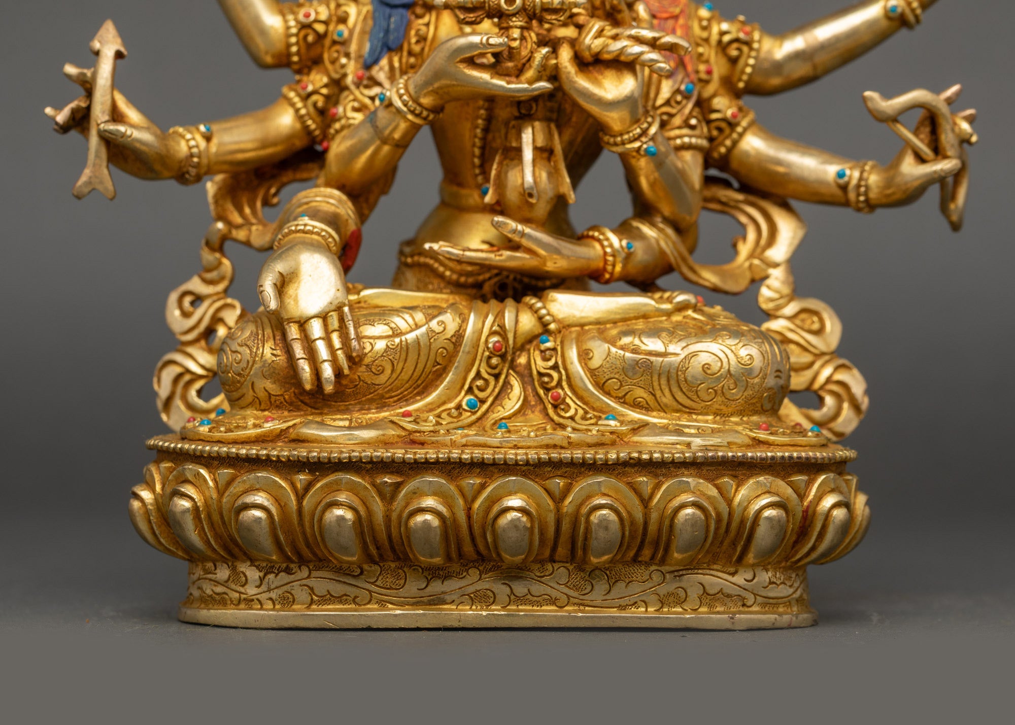 Ushnishavijaya Buddhist Statue | Wrathful Protector for Meditation Altar