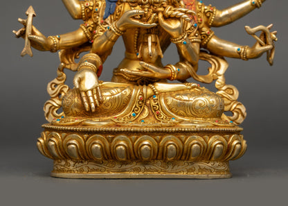 Ushnishavijaya Buddhist Statue | Wrathful Protector for Meditation Altar