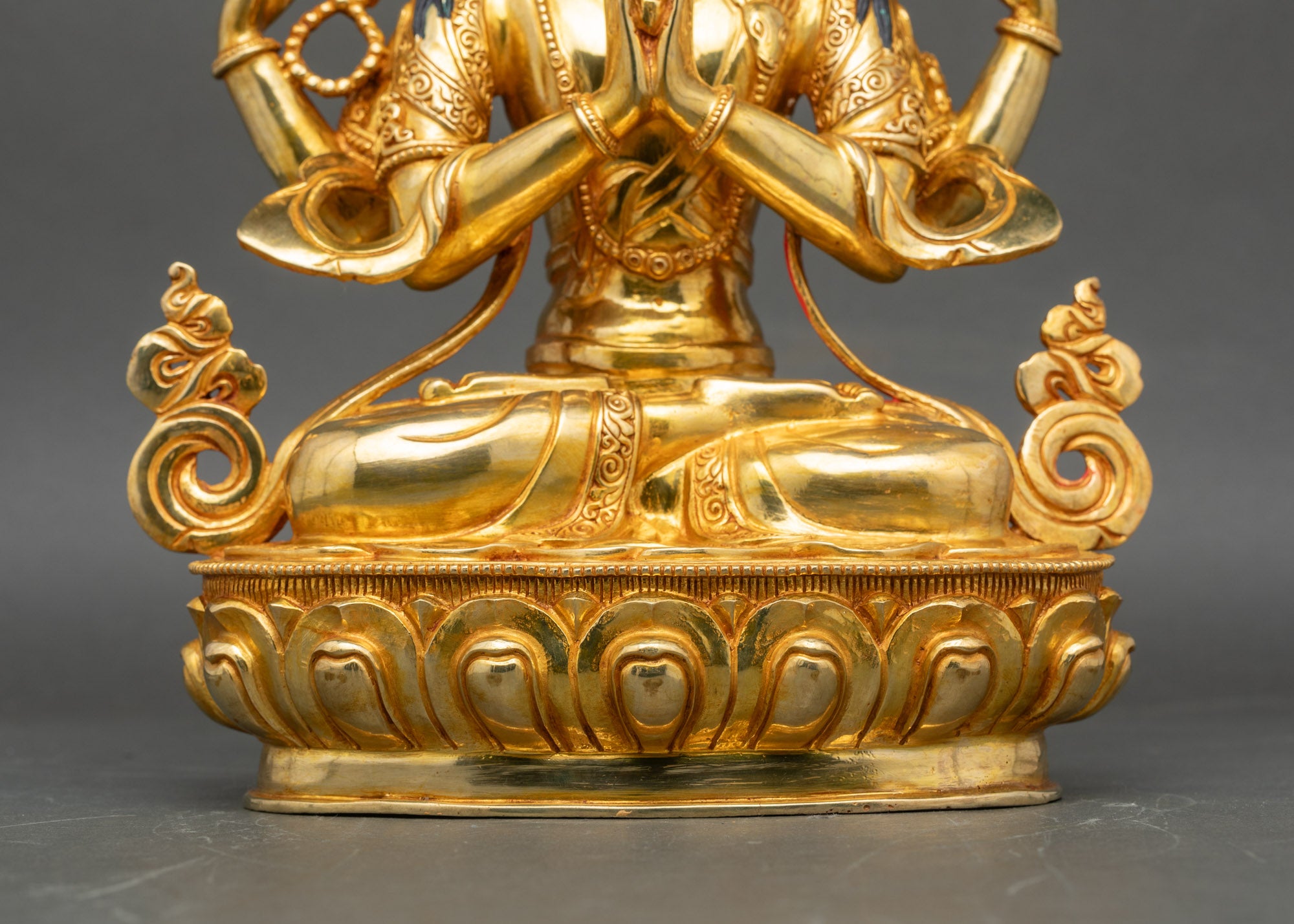 Avalokiteshvara Chenrezig Figurine | Nepalese Buddhist Statue