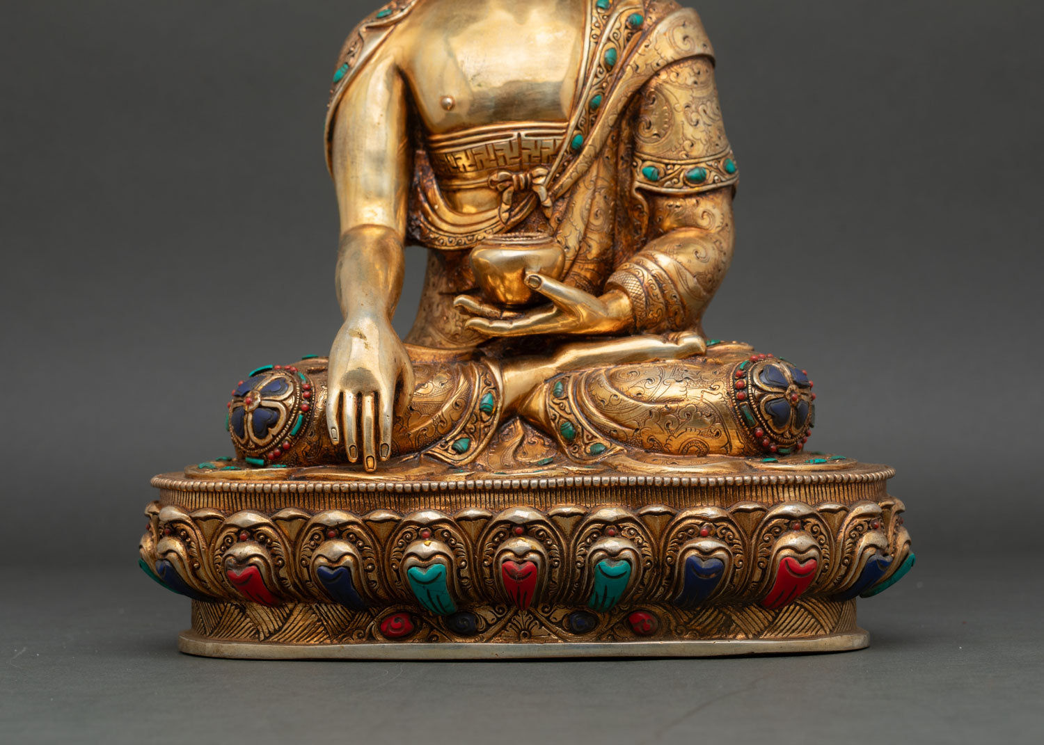 Shakyamuni Buddha Statue | Handmade Nepalese Meditation Art