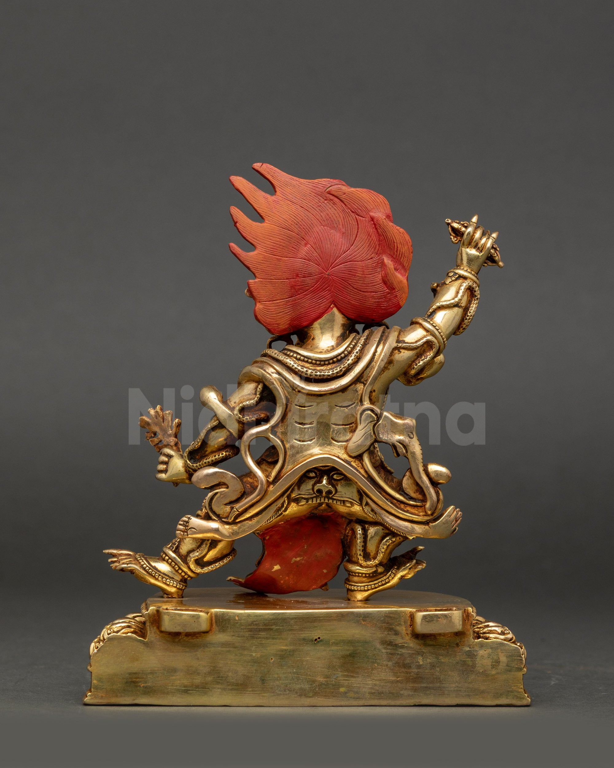 Nepalese Guru Dragpo Statue | Powerful Buddhist Deity for Altar