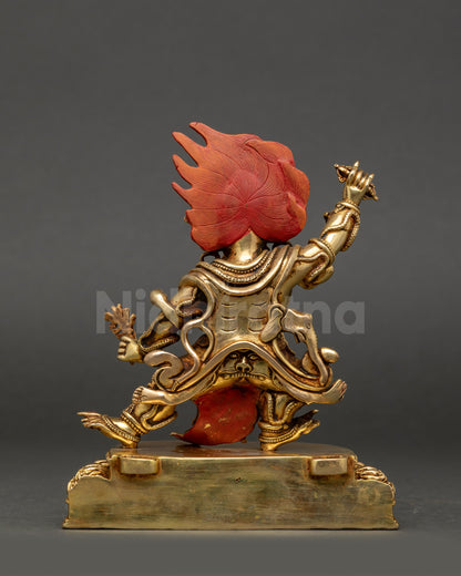 Nepalese Guru Dragpo Statue | Powerful Buddhist Deity for Altar