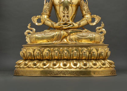 Large Amitayus Statue (80cm) – Enhance Longevity & Spiritual Well-being