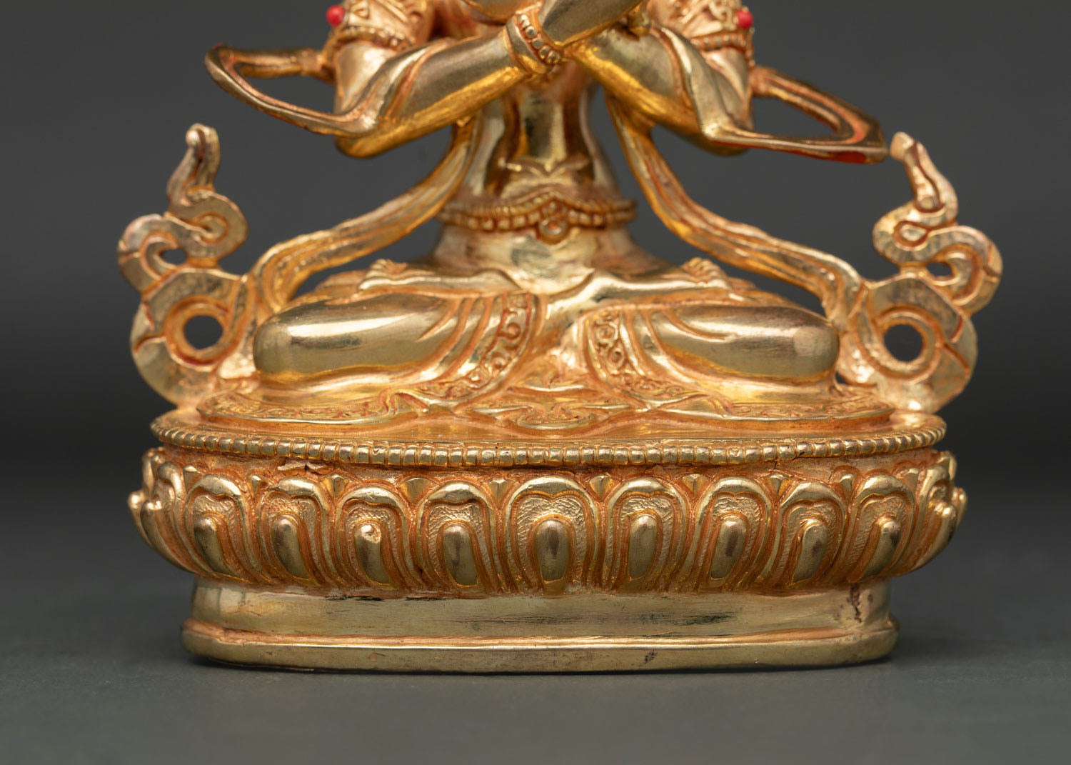 Vajradhara Statue | 24K Gold Fire Gilded Artwork
