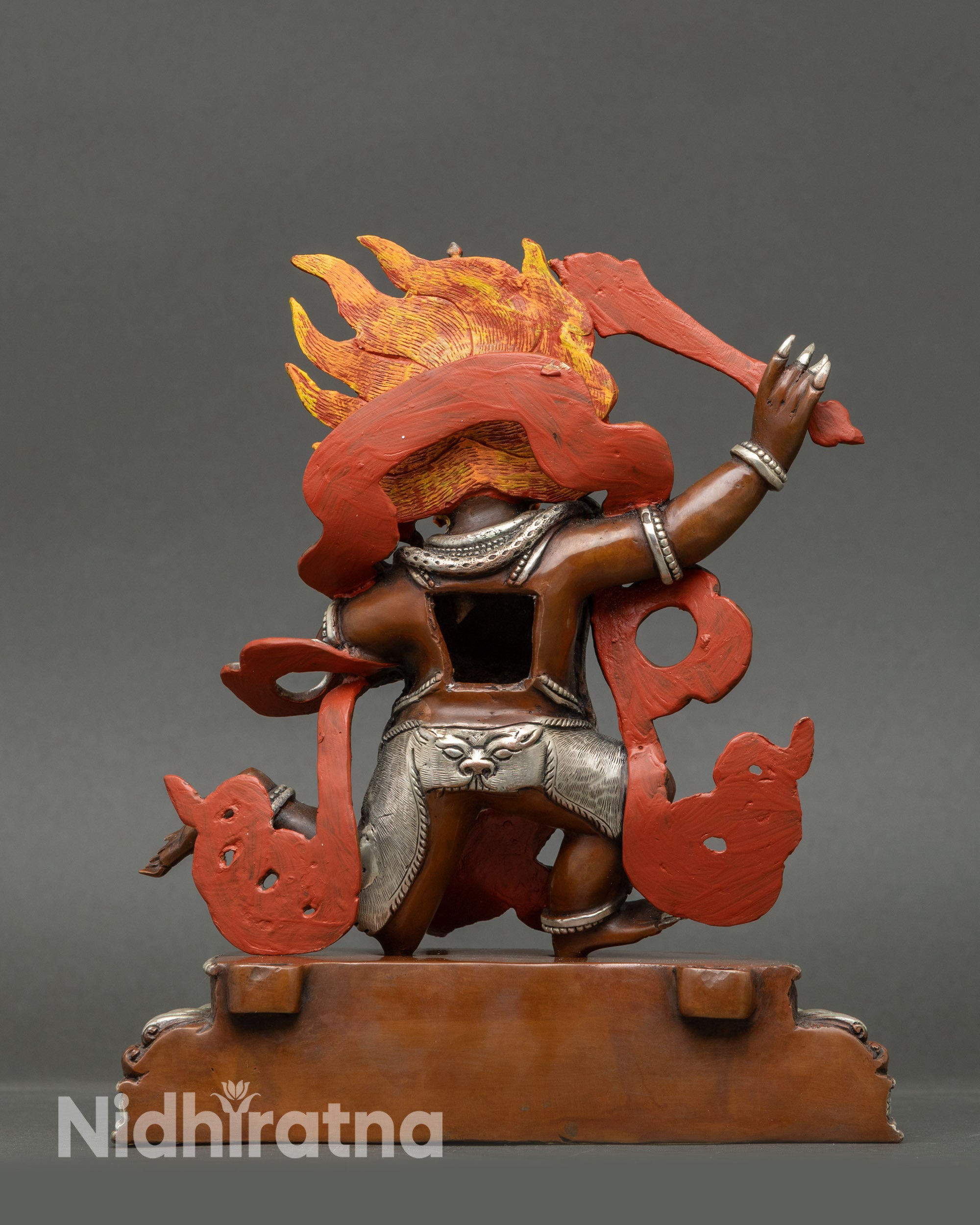 Achala Buddhist Protector Figurine | Handcrafted Copper Statue Nepal