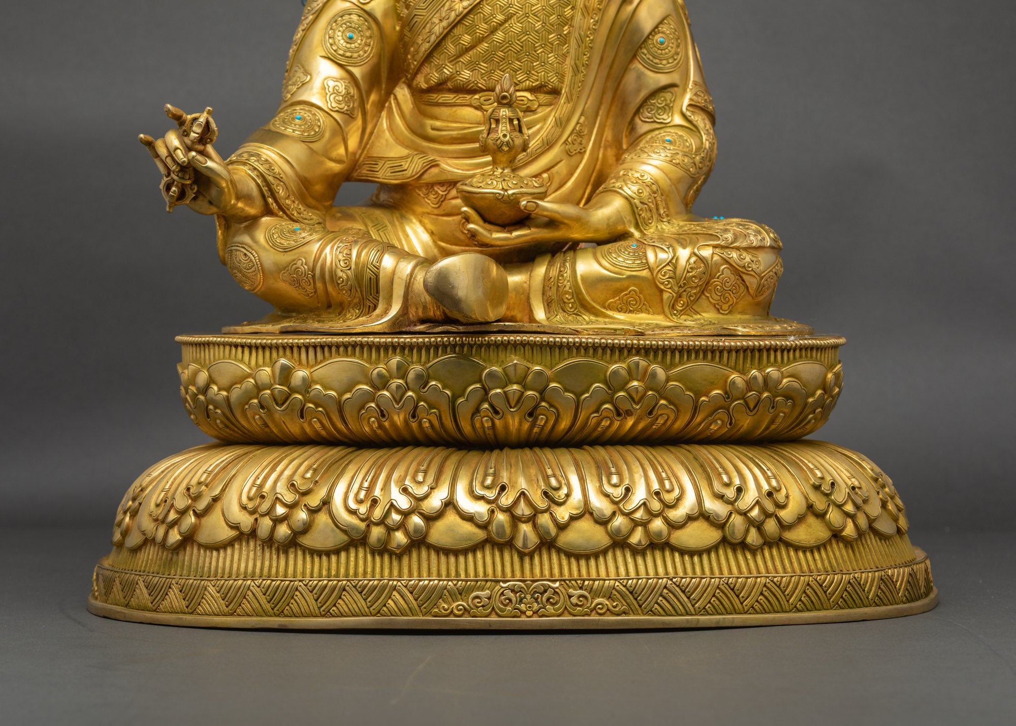 Handcrafted Guru Rinpoche Statue | Buddhist Meditation Decor