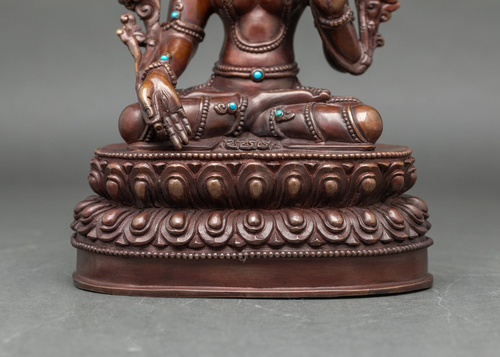 Oxidized White Tara Statue | Nepalese Goddess Artwork