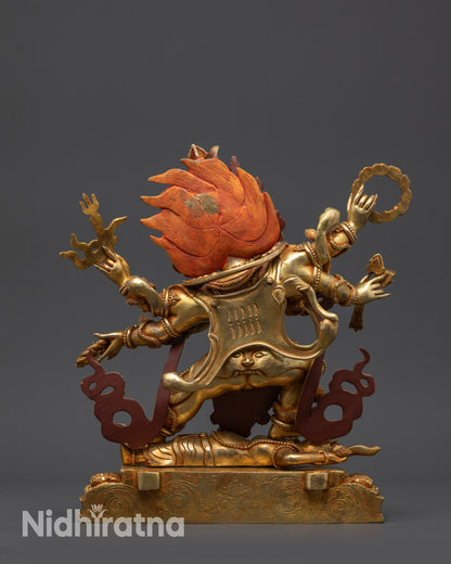 Six Armed Mahakala Statue