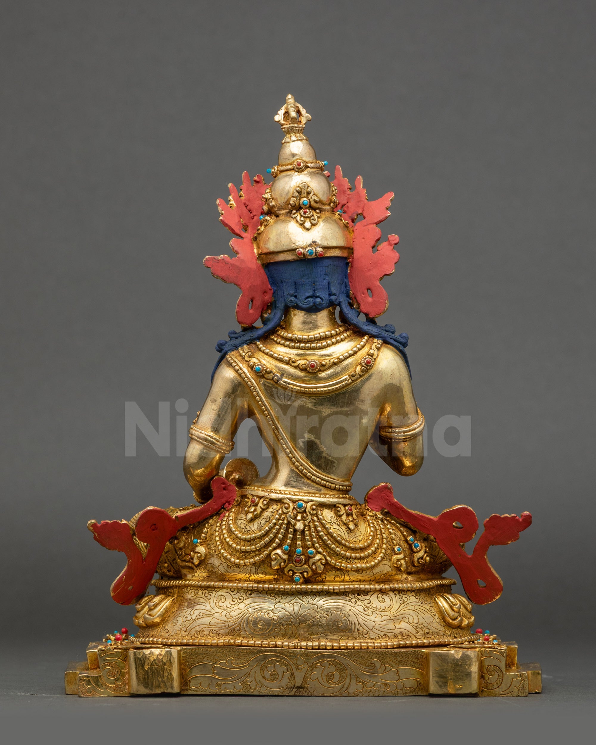 Dorje Sempa Sculpture | 24K Gold Fire-Gilded Nepalese Artwork