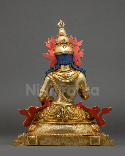 Dorje Sempa Sculpture | 24K Gold Fire-Gilded Nepalese Artwork