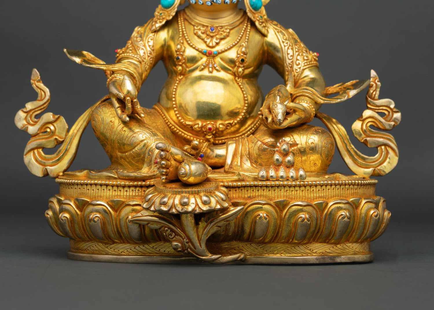 Buddhist Dzambhala Statue | Hand-Carved Lost-Wax Art