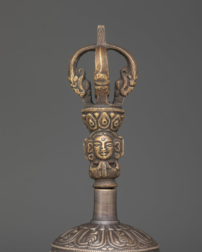 Sacred Ghanta and Dorje Set | Ritual Instruments for Tantric Ceremonies