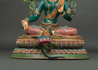 Green Tara Buddha Statue | Enhance Your Spiritual Practices