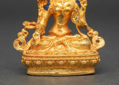 White Tara Altar Statue | Seven-Eyed Deity for Blessings and Healing