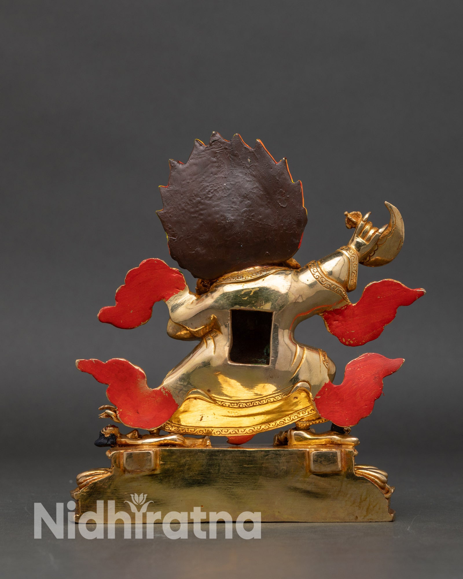 Mahakala Bernagchen Statue - Buddhist Protector in Fierce Form