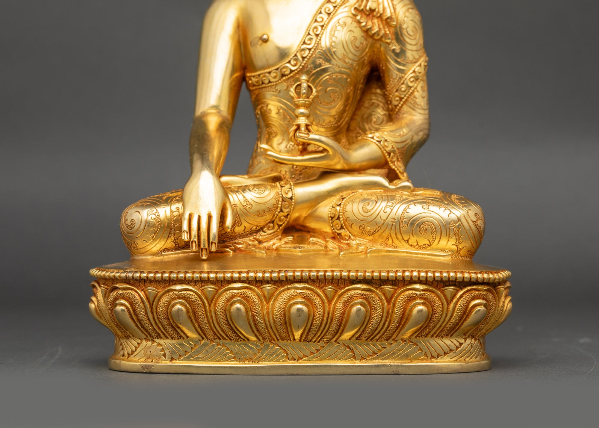 Handcrafted Akshobhya Buddha Sculpture | Authentic Buddhist Décor