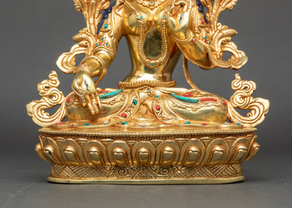 White Tara Statue for Meditation Room | Sacred Buddhist Decor