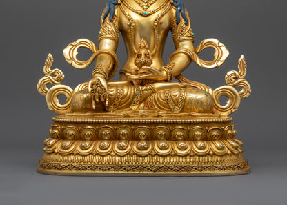 Bodhisattva Jizo Ksitigarbha Statue | Traditional Nepalese Handicraft