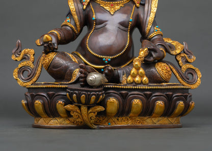 Premium Oxidized Dzambhala Statue | Tibetan Artwork
