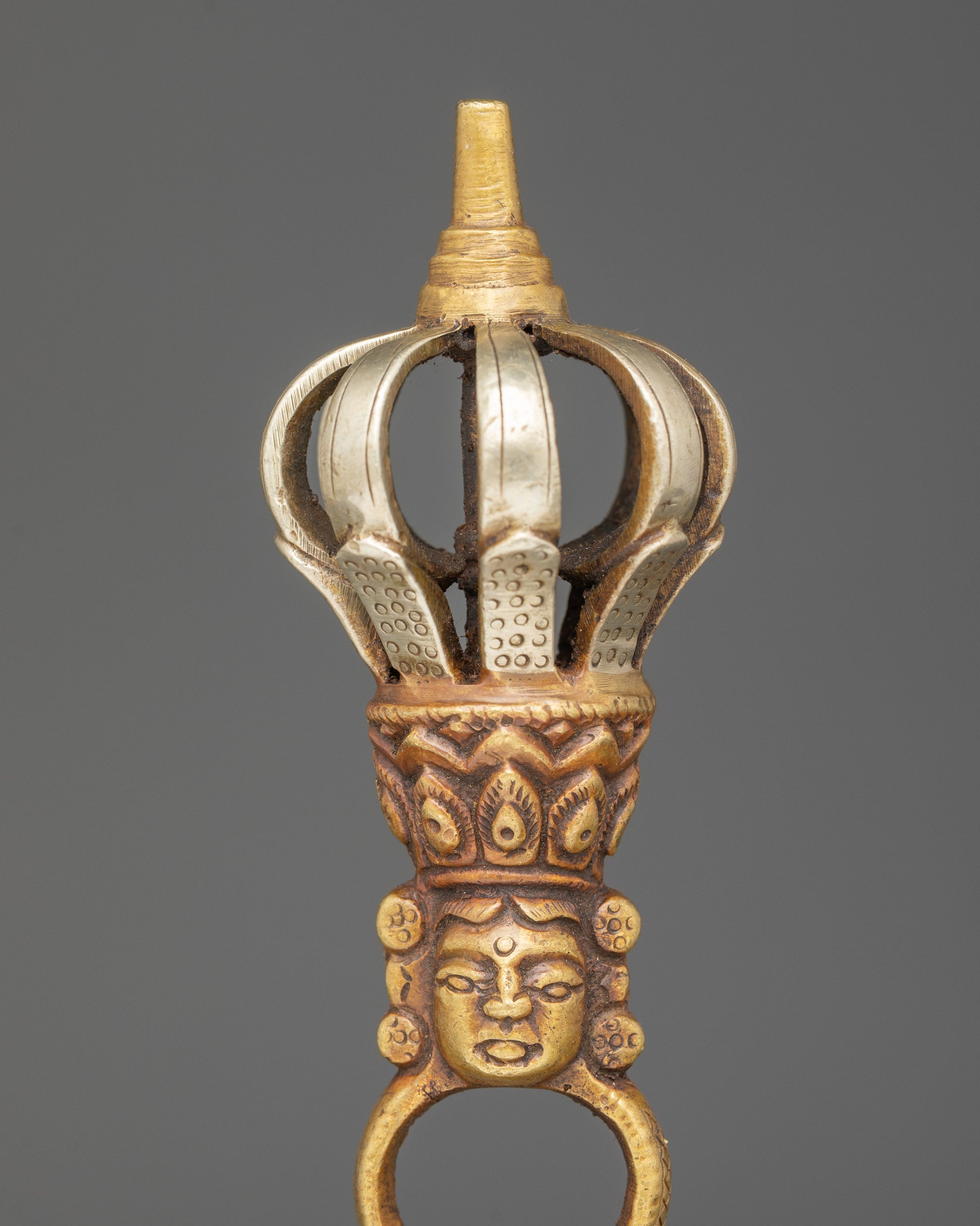 Himalayan Ghanta and Dorje | Bronze & Copper Ritual Tools for Meditation