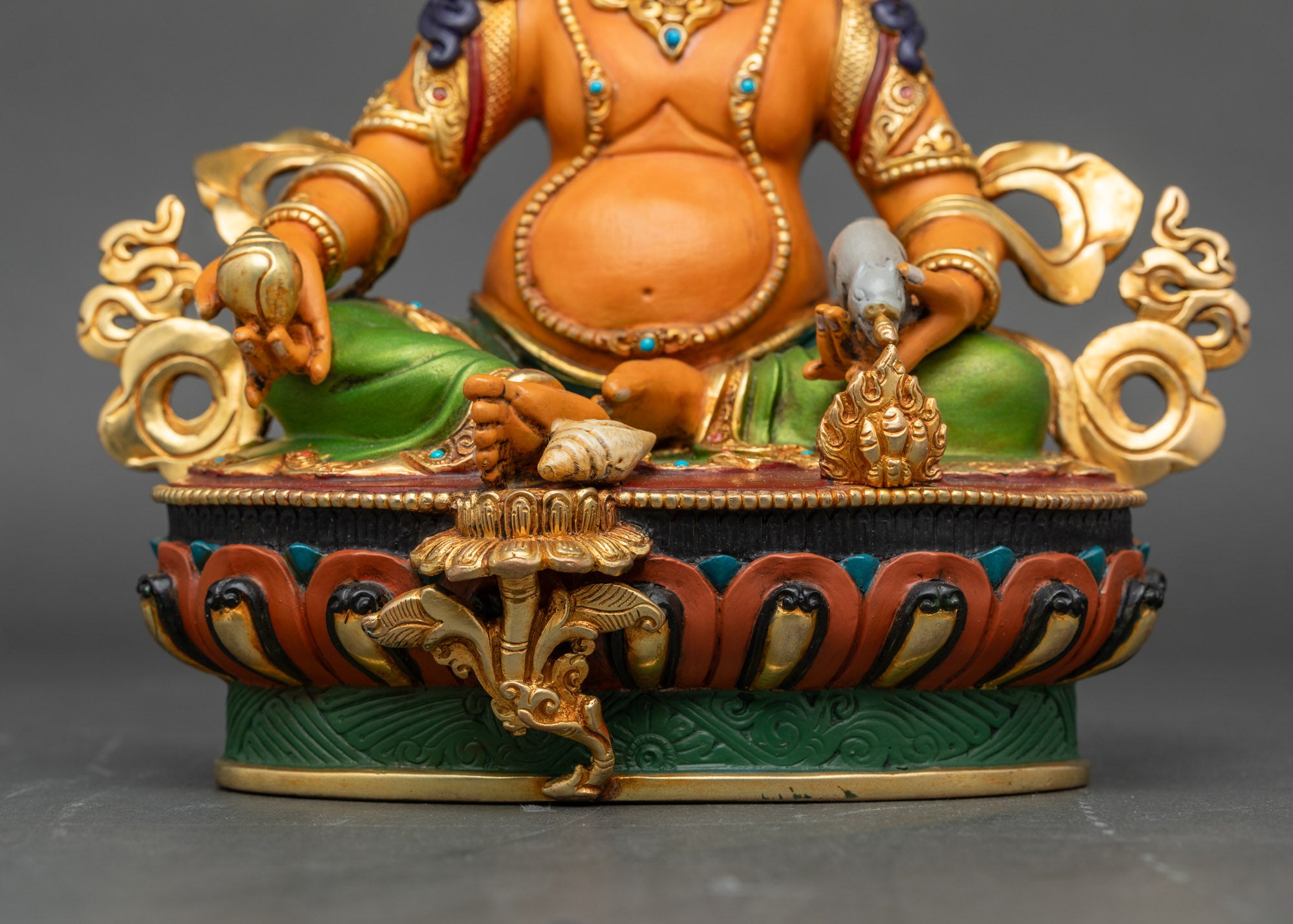 Jewel King Jambhala Statue | Tibetan Deity of Wealth & Prosperity