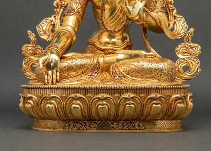 Bodhisattva Set Statue | Handcrafted Tibetan Sculpture Collection