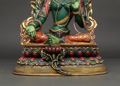 Green Tara Statue - Symbols of Compassion and Protection
