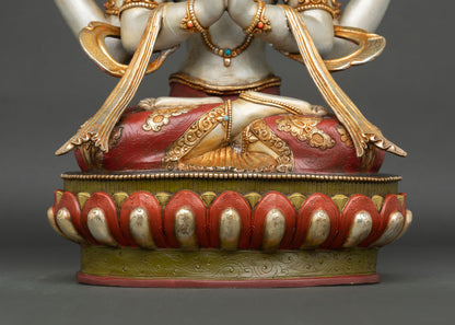 Chenrezig Bodhisattva Sculpture | Handcrafted Art for Meditation Altar