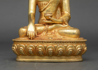 Shakyamuni Buddha Meditation Statue | Tibetan Buddhist Artwork