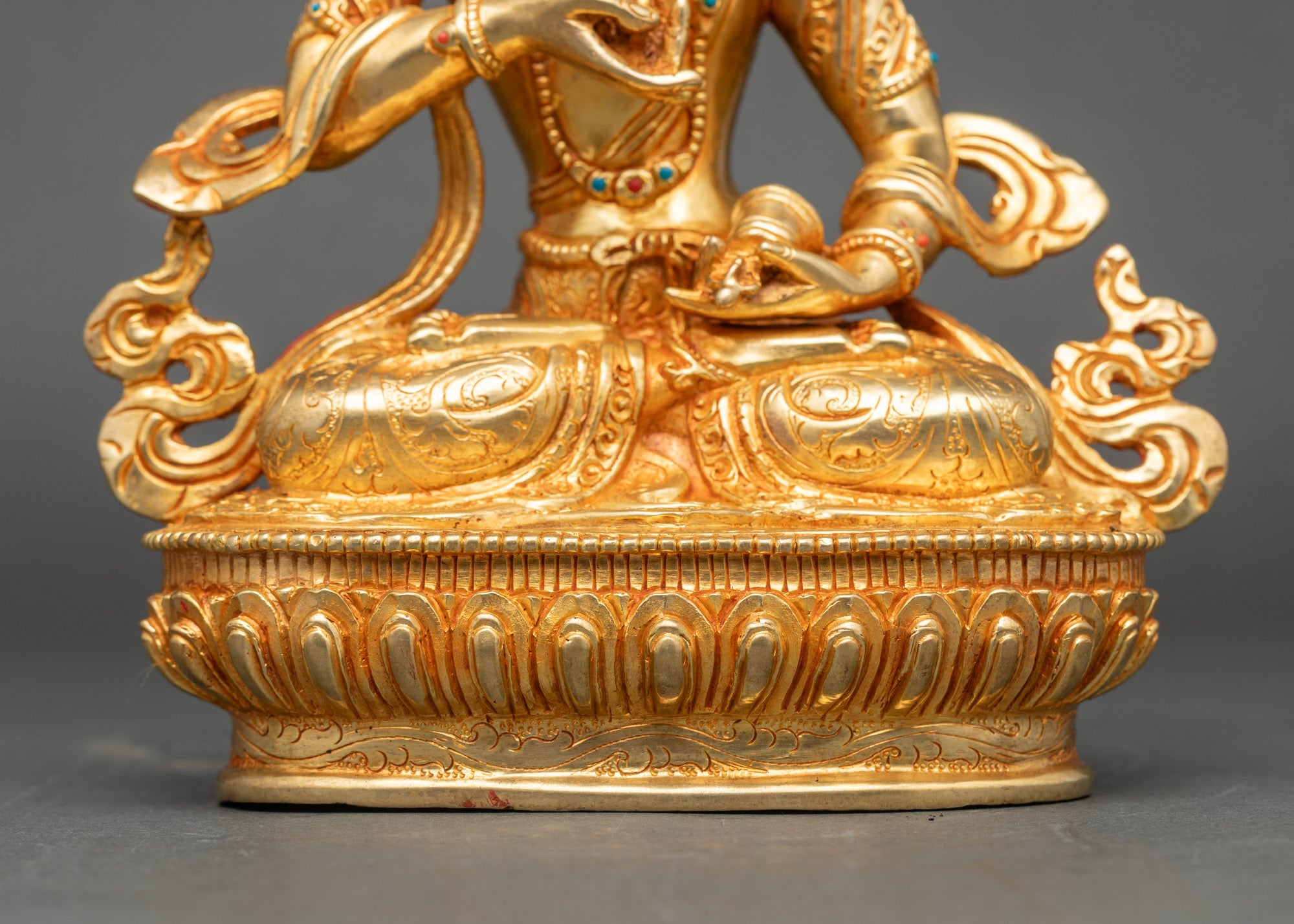 Vajrasattva Statue | Handcrafted Nepalese Copper Buddhist Deity