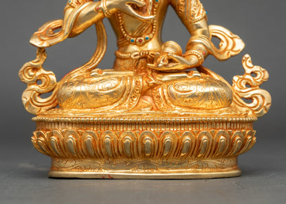Vajrasattva Statue | Handcrafted Nepalese Copper Buddhist Deity