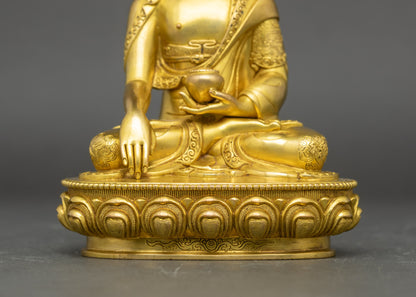 Shakyamuni Buddha Statue | Copper Sculpture for Spiritual Devotion