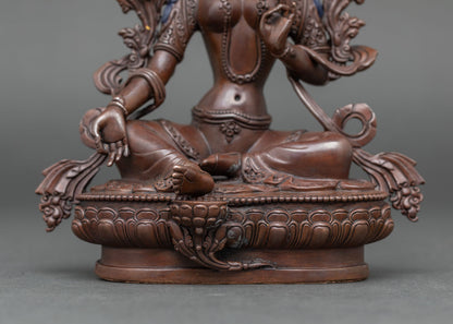 Green Tara Statue – Handcrafted Buddhist Art for Home & Altar