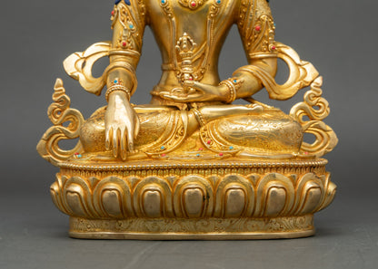 Mitrugpa Buddha Copper Statue | Tibetan Buddhist Home Decor