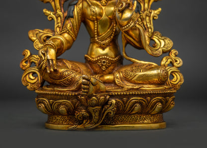 Green Tara Statue