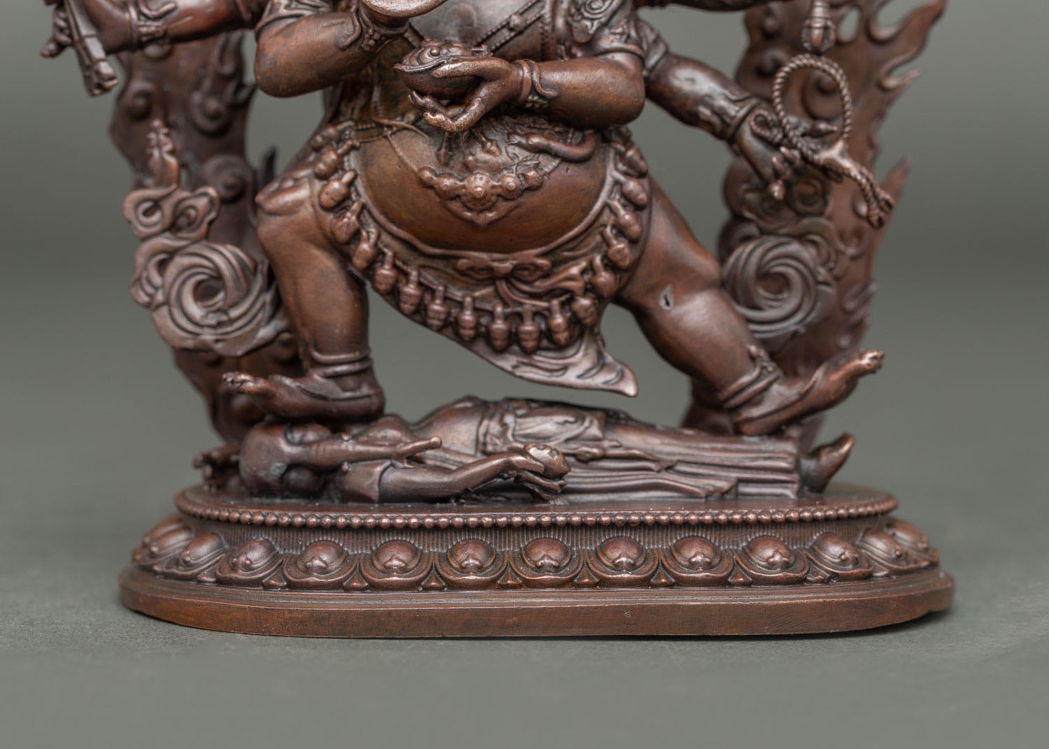 Six Arm Mahakala Statue | Authentic Nepalese Art