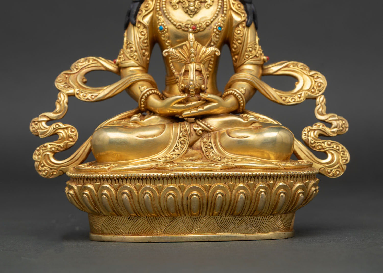 Three Long Life Set – Handmade Buddhist Sculpture from Nepal